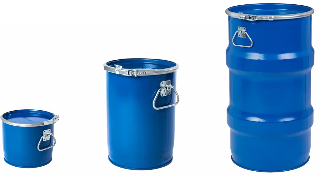 Bergungsfässer in richtigen Größen vorrätigBergungsfässer in richtigen Größen vorrätig