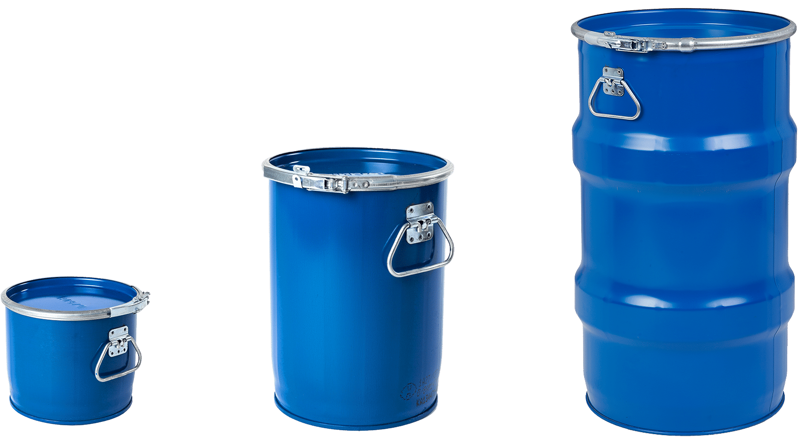 Bergungsfässer bei WEDTHOFF in div. Größen ab Lager vorrätig und schnell geliefert. Hier mit 6l 12l 60l Volumen